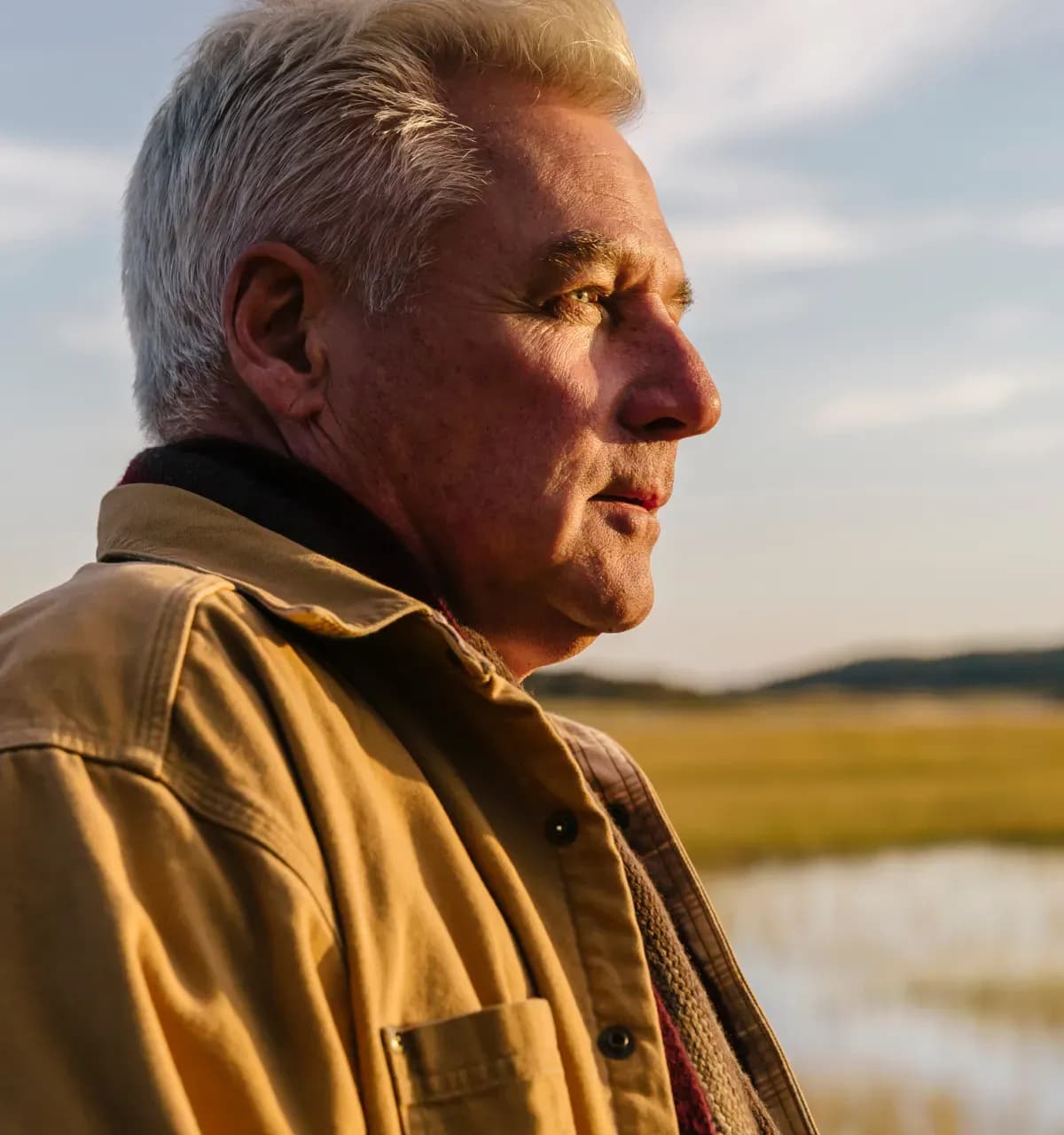 Person looking into the distance