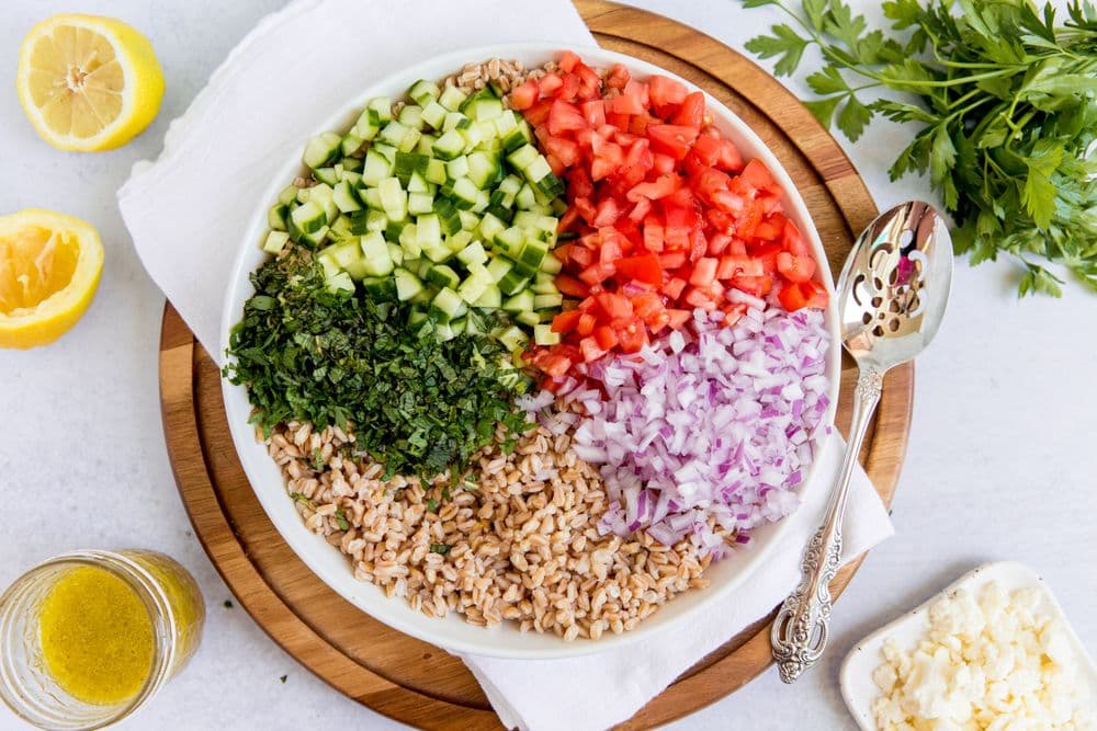 Farro Tabbouleh Salad