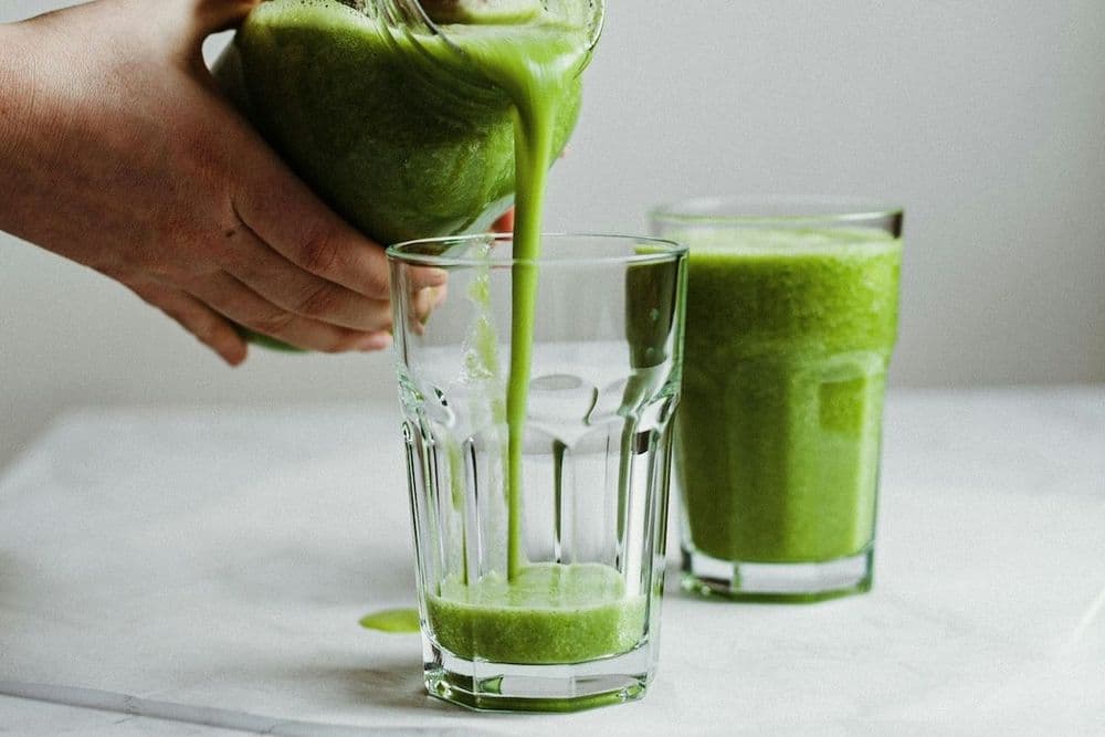 Mint Chocolate Chip “Ice Cream” Smoothie