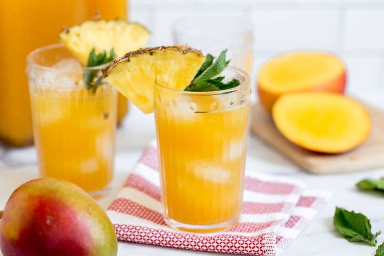 Iced Mango Pineapple Green Tea