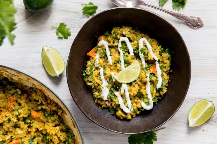 Spiced Lentil and Rice Stew
