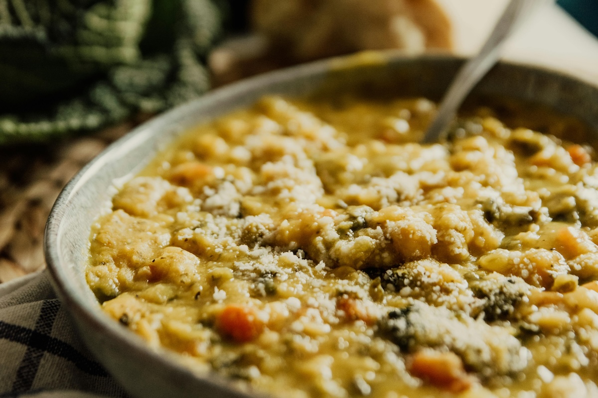 Lentil and sweet potato soup